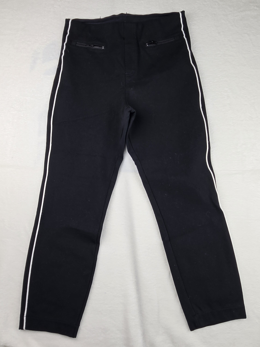 Spanx The Perfect Pants Ankle Piped Skinny - Size Medium - Stretch & Pockets